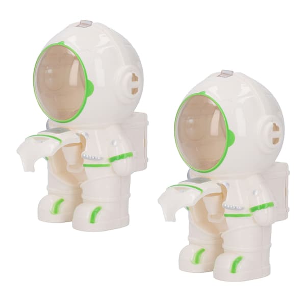 2 st Astronaut Vattendispenserkopp 250 ml med Bärbart Bälte för Utomhusresor Beige