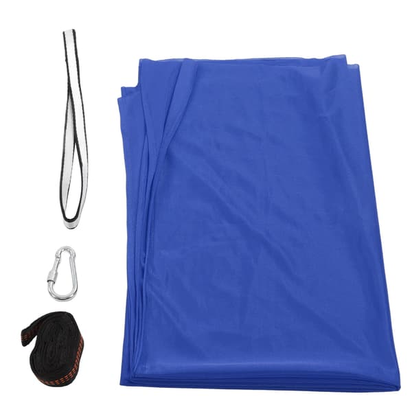Elastisk hängmatta för barn, bekväm polyester, sensorisk yoga, inomhus och utomhus, blå