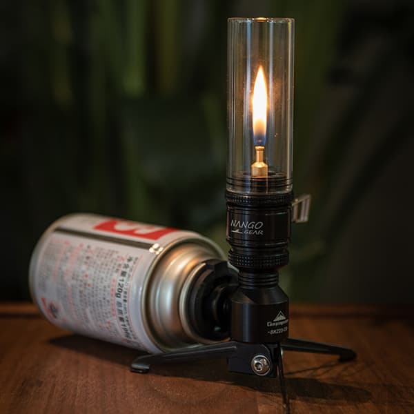Sammenklappelig gasovnsadapter i aluminiumslegering til camping og picnics