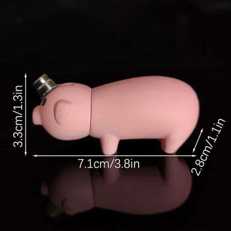 Grisformet dobbeltflamme butan fakkel lighter. Til lighterentusiaster.