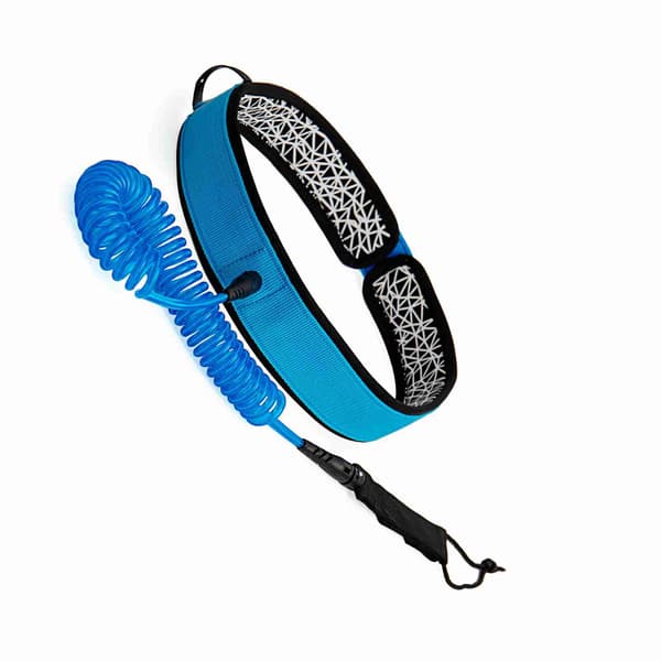 Surfbräda Midjerep 7mm 3m Elastisk Spiralfjäder SUP Stand Up Paddleboard Leash