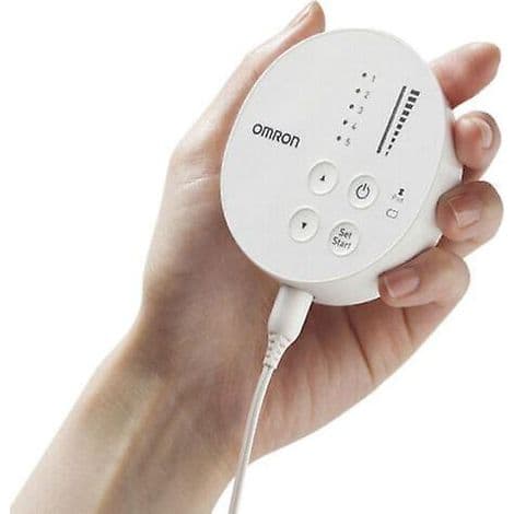 Omron Pocket TENS. Elektrisk muskelstimulator til smertelindring. Pulselektroder.