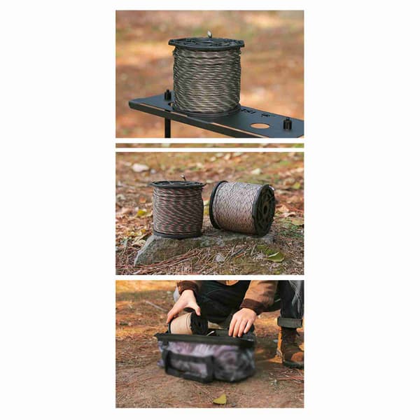 Paracord 9 kerner 4mm 100m Multifunktionel til camping, tørring af tøj og opsætning af telte