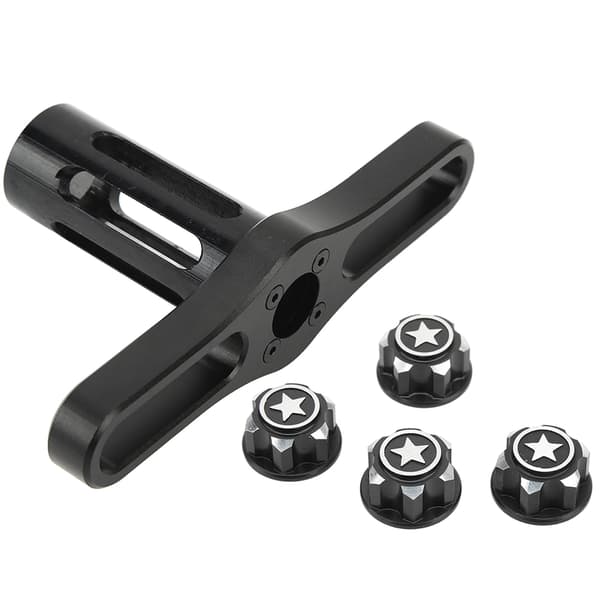 17 mm kuusioruuvimutterit avaimella RC-autoon TRAXXAS 1/10 1/8 Socket Black