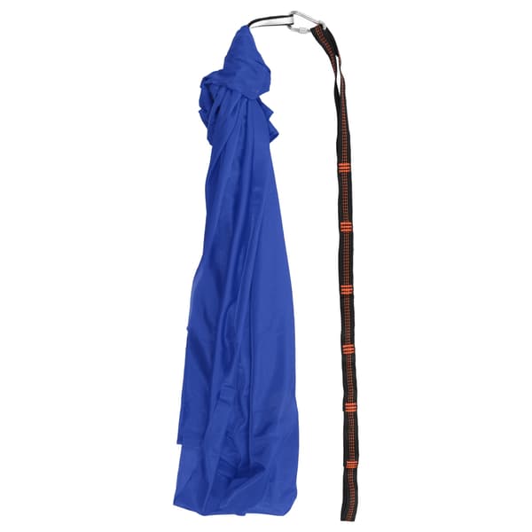 Elastisk hengekøye for barn, komfortabel polyester, sensorisk yoga, innendørs og utendørs, blå