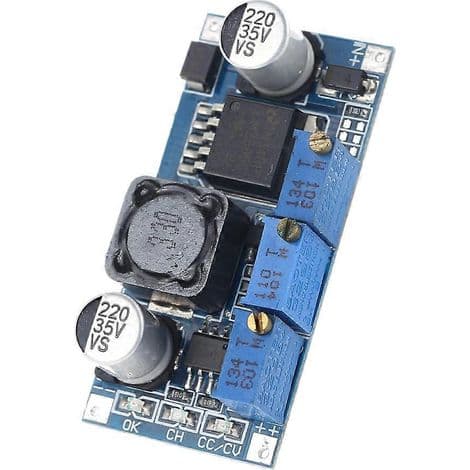 LM2596 justerbar DC-CV step-down strømforsyningsmodul for DC-DC LED-driver (ny)