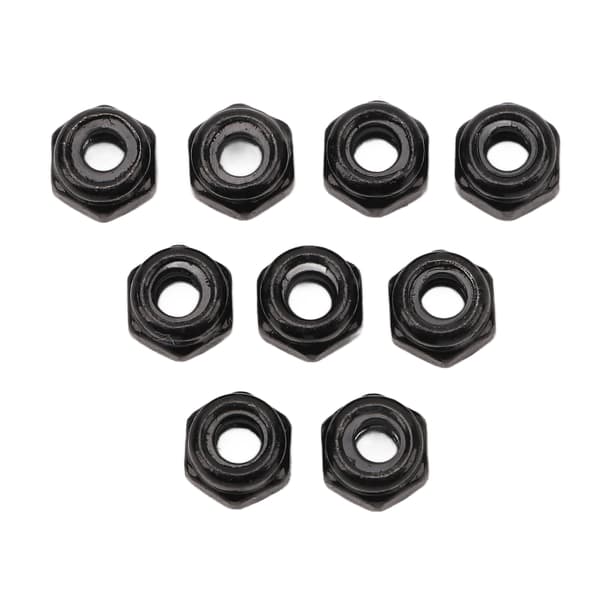 40 st RC hjullåsmutter M2.5 Järn Hex för 1/18 Traxxas klätterbil