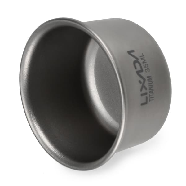 Titanium Mini Tekopp 35ml 8g för Hem, Kontor, Camping, Vandring, Kaffe