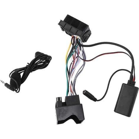 Bluetooth-adapterkit til bilradio. AUX-kabel og håndfrit sæt til BMW E60, E63, E90 og E91.