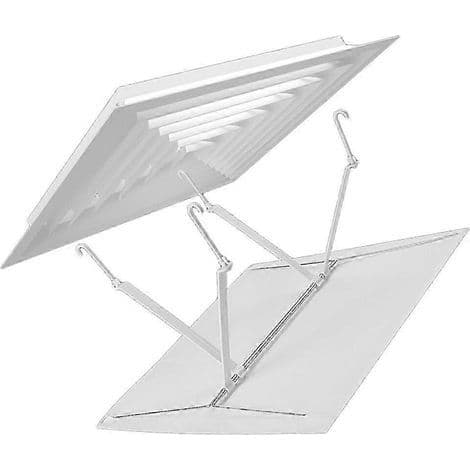 Fyrkantig ventilationsdeflektor för takmonterad central luftkonditionering. Med justerbar luftflödesriktning.