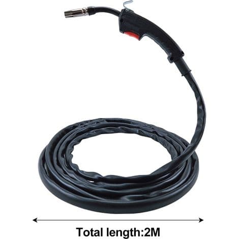 MIG-svejsepistol - 2m kabel - Til 0,8 til 1,2 mm tråd - 160 til 200A strøm - MIG130 kompatibel