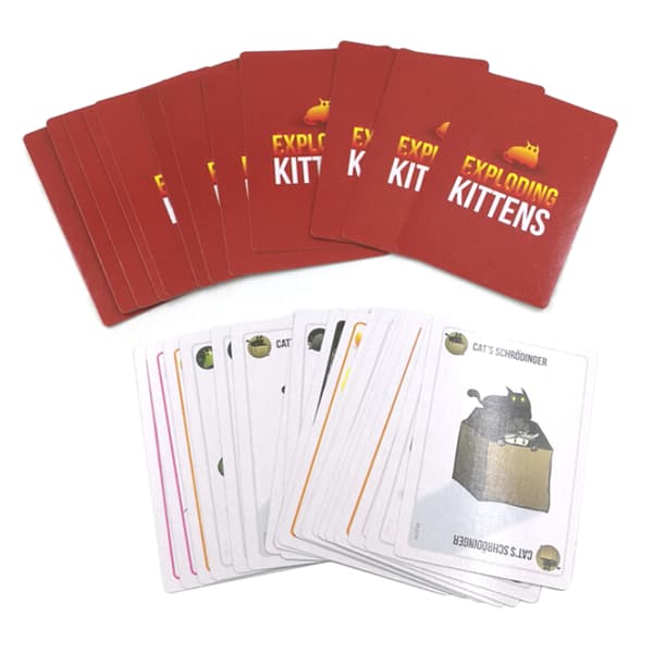 Exploding Kittens -korttipeli - Aito hologrammi perheelle ja juhliin - Aikuisille ja lapsille