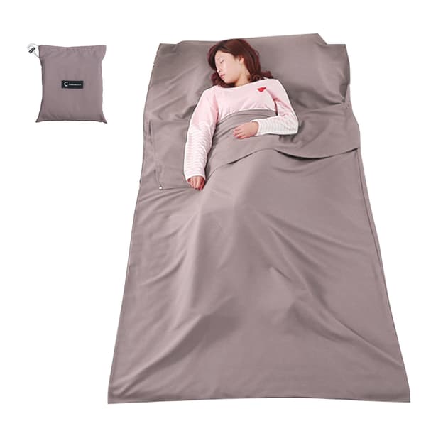 Lett sovepose-liner for camping, reise, hotell, reiselaken, sovepose