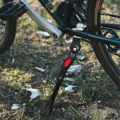 Justerbart bakre cykelstöd för mountainbikes