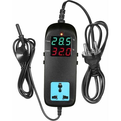 MH-2000 Smart elektronisk termostat med digital display och sladdtemperaturdisplay