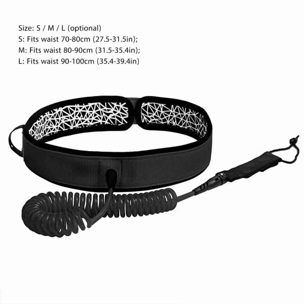 Surfebrettbelte 7mm 3m Elastisk for SUP-surfing med selvklebende lukking