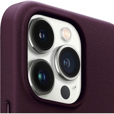 iPhone 13 Pro läderfodral - Kompatibel med MagSafe trådlös laddning - Mikrofiberfoder - Stötsäkert skydd - 1 stycke