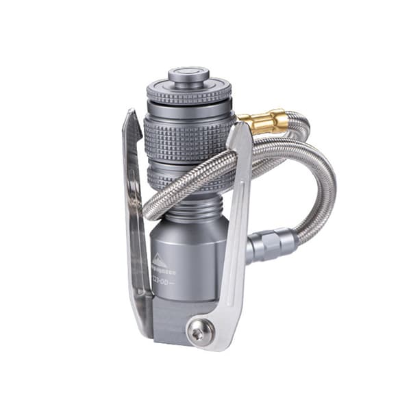 Butangasbeholderadapter, foldbar trefod, forbindelse til udendørs gasblus og lampe