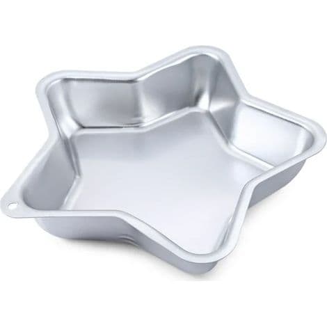 Femspisset stjerneformet kakeform - Aluminiumslegering - For hjemmebaking - 1 stk