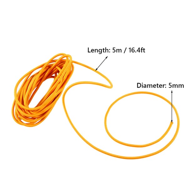 5m 4mm/5mm strikk til kajakk nautisk tilbehør