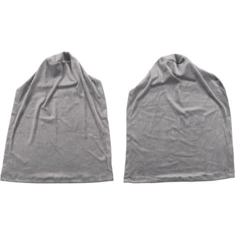 Sæt med 2 bløde og elastiske sofapudebetræk lavet af strækpolyester. Skridsikre og tykke.