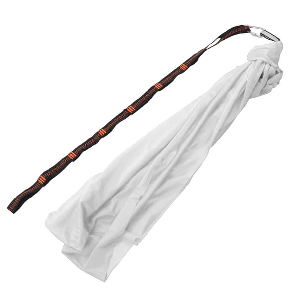 Elastisk hängmatta för barn, bekväm polyester, sensorisk hängmatta för yoga inomhus och utomhus, silver/grå