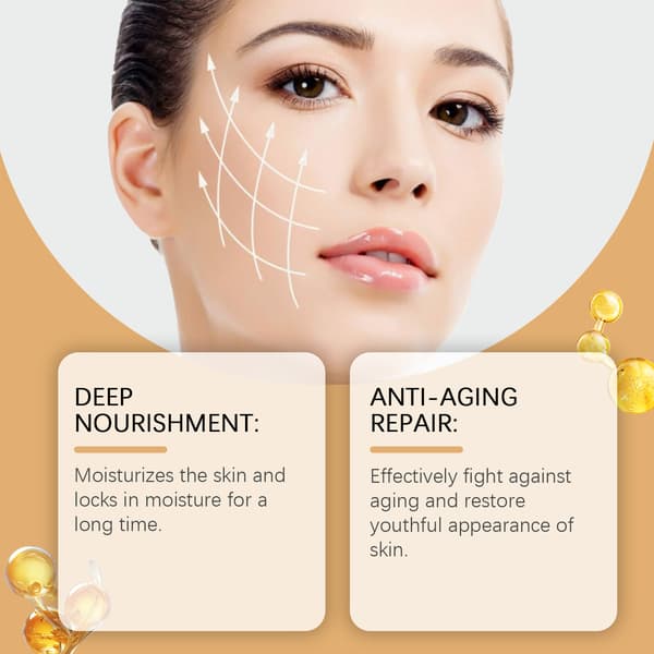 2 stk HOYI Retinol Ansiktsfuktighetskrem - Mild og nærende ansiktskrem for daglig bruk. 2Pcs