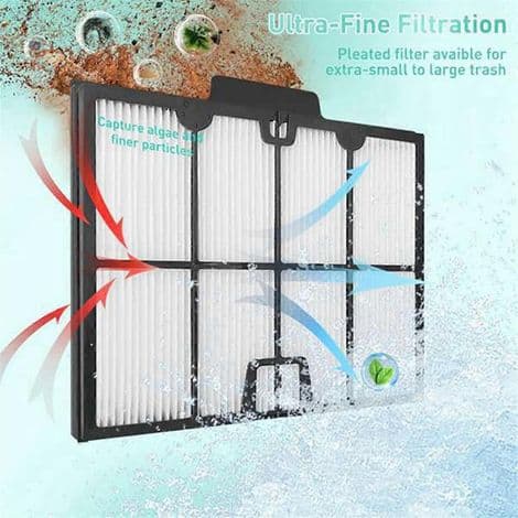 Ultratynde filterpaneler 9991467-R4 til Dolphin poolrenserdele