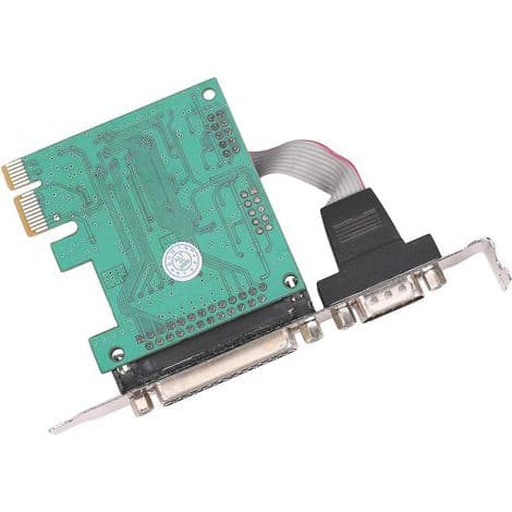 RS232 seriel port (Com) og DB25 parallel printerport