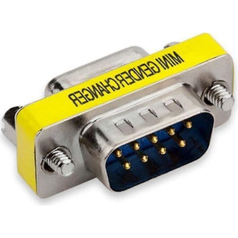 DB9 videoadapter til computer: DB9 han til hun seriel port adapterkabel til 9-pin VGA hun.