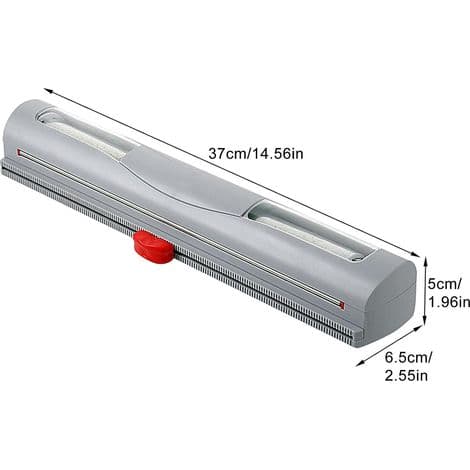 Matfoliedispenser - 304 rustfritt stål - Integrert kutter - For standardruller - 1 stk