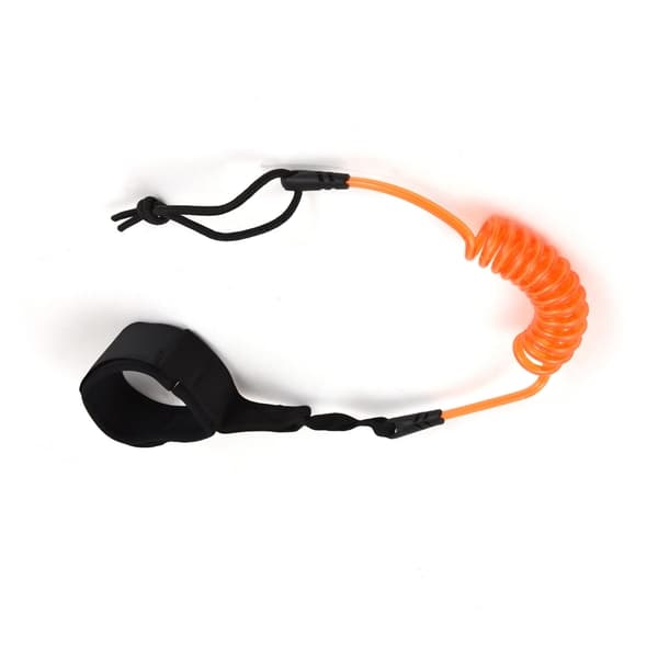 Ankelrem til Surfbræt og SUP 1,2m/4ft Elastisk Viklet Krog og Løkke TPU
