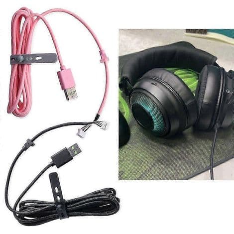 USB-kabel til Razer Kraken Ultimate / 7.1 V2 RGB / V3 Wired / Kitty