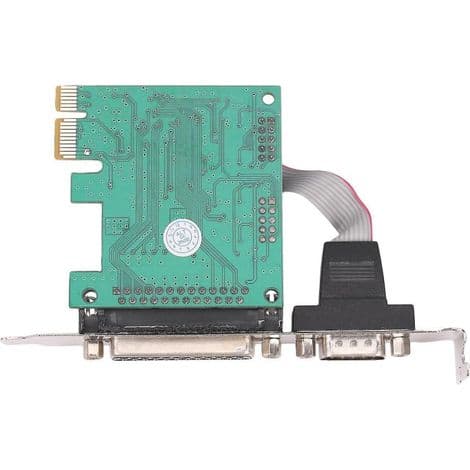 RS232 seriell port (Com) og DB25 parallell skriverport