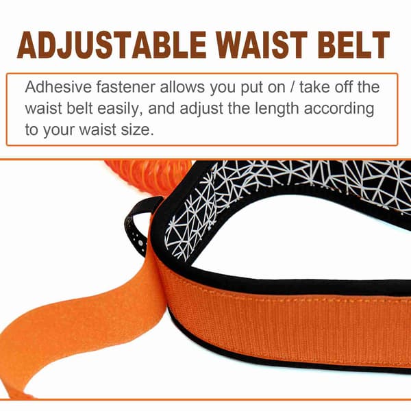 Surfbrætstrop 7mm Talje 10ft Viklet SUP Stand Up Paddleboard Leash