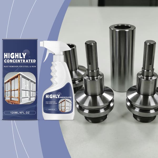 AMZ 120ml/æske Rustfjerner til stål, rustfrit stål, fjernelse og pleje af rust på metaloverflader, rengøringsmiddel til hardware og stålrust