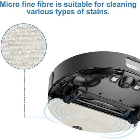 Pakke med 4 erstatningsmoppehoder for Dreame D10S, D10S PRO, D9 Max og F9 PRO mopper