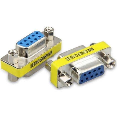 DB9 videoadapter til computer: DB9 han til hun seriel port adapterkabel til 9-pin VGA hun.