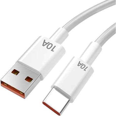USB Typ-C datakabel. 10A snabbladdningskabel