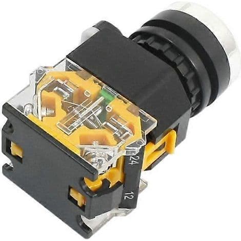 2 kpl hetkellisiä painonappeja, 22 mm, 10 A, 380 V, DPST, punainen ja vihreä