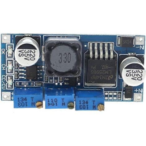 LM2596 justerbar DC-CV step-down strømforsyningsmodul for DC-DC LED-driver (ny)