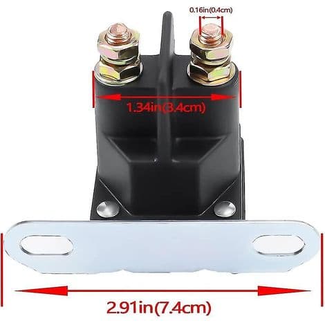 812-1211-211 12V 3-terminal solenoid startrelæ