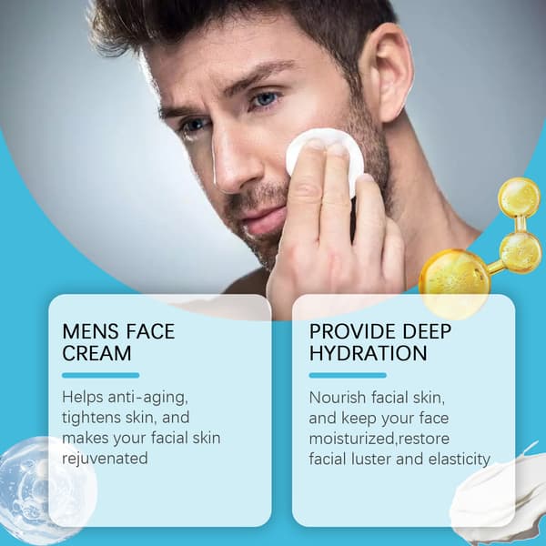 50g/låda East Moon Retinol Ansiktskräm för män - Återfuktande, Närande, Hydrerande och Revitaliserande Ansiktskräm