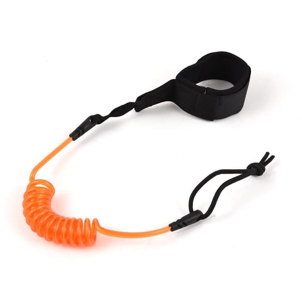 Innpakket ankelstropp for surfing og SUP 1,2m/4ft elastisk med borrelås TPU