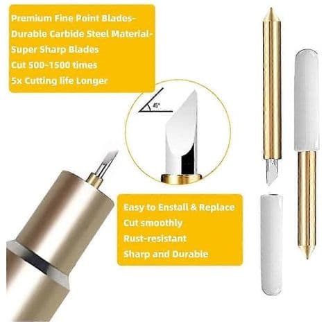 50 premium fine spidser til Cricut Maker 3/Maker/Explore 3/Explore Air 2/Air/One/Venture.Re