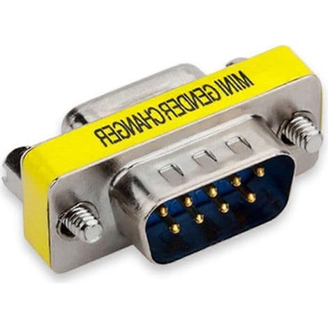 DB9 videoadapter for datamaskin: DB9 hann til hunn seriell port adapterkabel til 9-pinners VGA hunn.