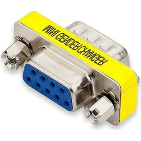 DB9 videoadapter for datamaskin: DB9 hann til hunn seriell port adapterkabel til 9-pinners VGA hunn.
