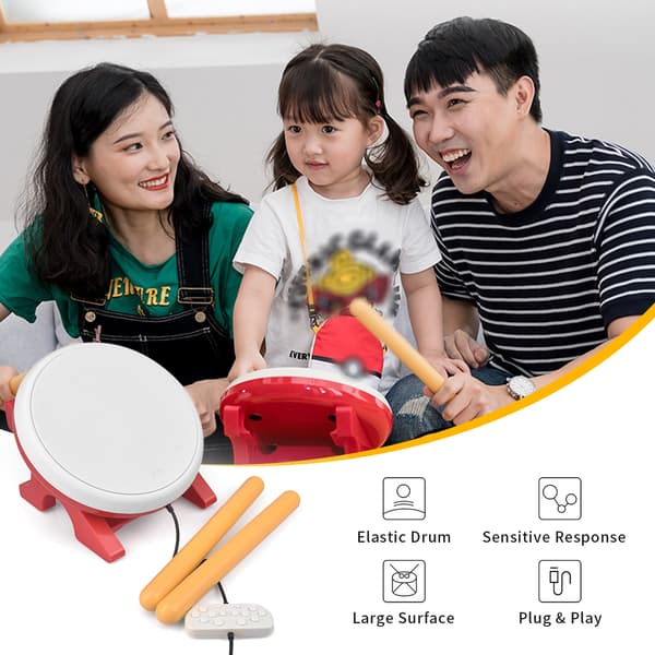 YESOJO Taiko Tromme med N-Switch Controller, Trommemester Gaming Tilbehør