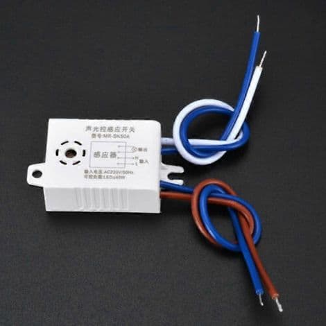 MRSK50A smart brytermodul for oppussing. Lyd- og stemmedetektor, 220V. Smart