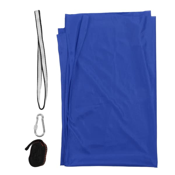 Elastisk hängmatta för barn, bekväm polyester, sensorisk yoga, inomhus och utomhus, blå